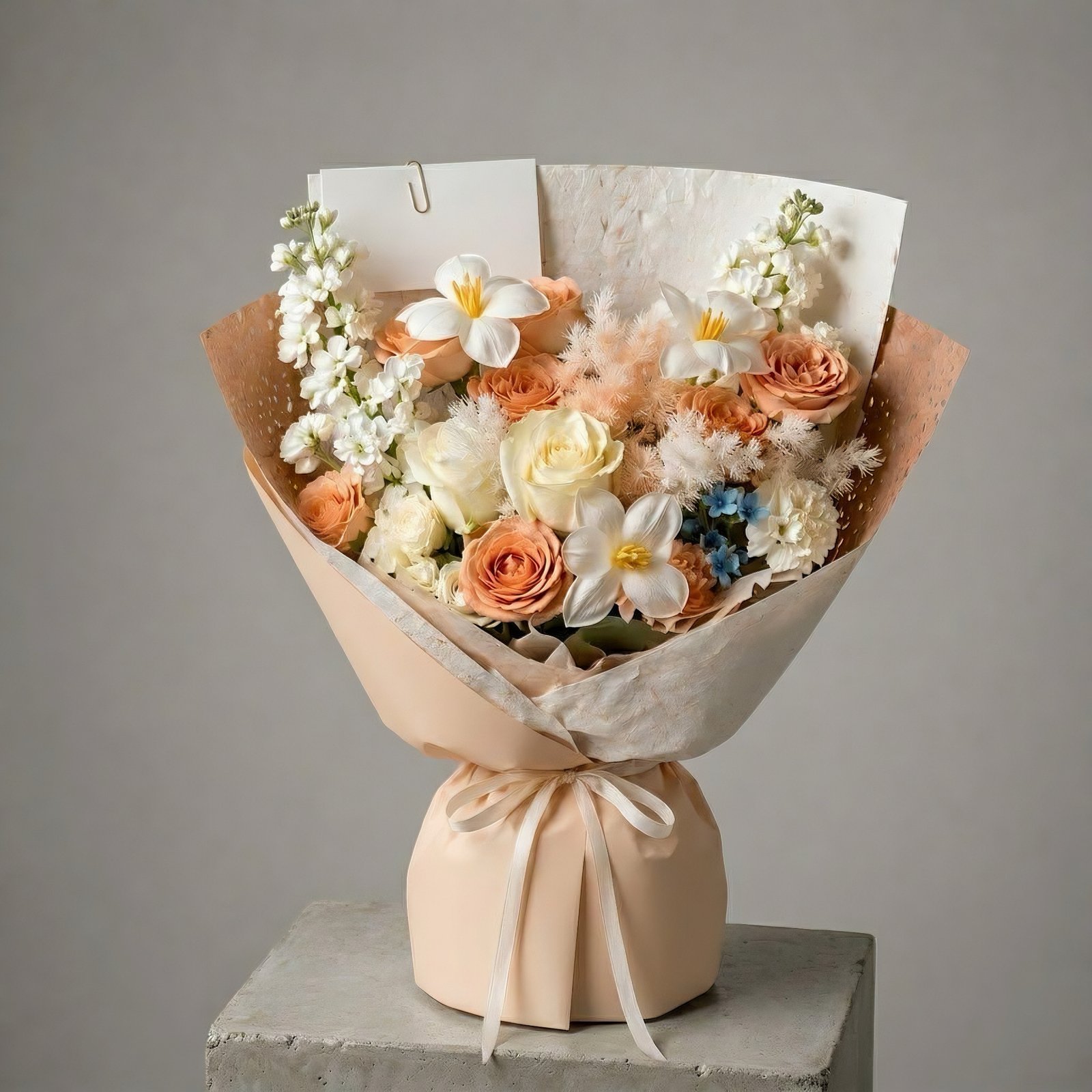Peach Ivory Whisper - View 1